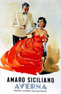 Averna, poster uit 1952 Averna, poster uit 1952