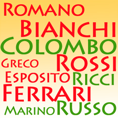 Italiaanse achternamen