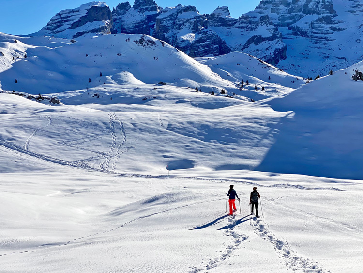 Skirama wintersport sneeuwschoen wandelen