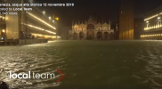 Historisch hoog water in Venetië