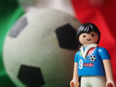 azzurri elftal Italiaans voetbal op het EK