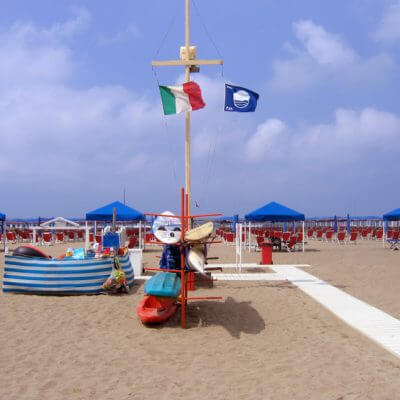 Blauwe vlag | Bandiera Blu op de Italiaanse stranden