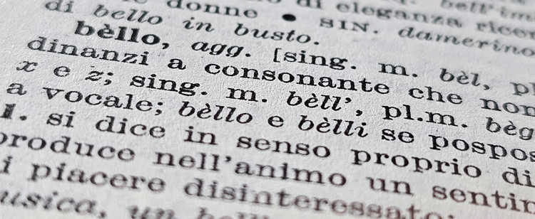Mooiste italiaanse woord