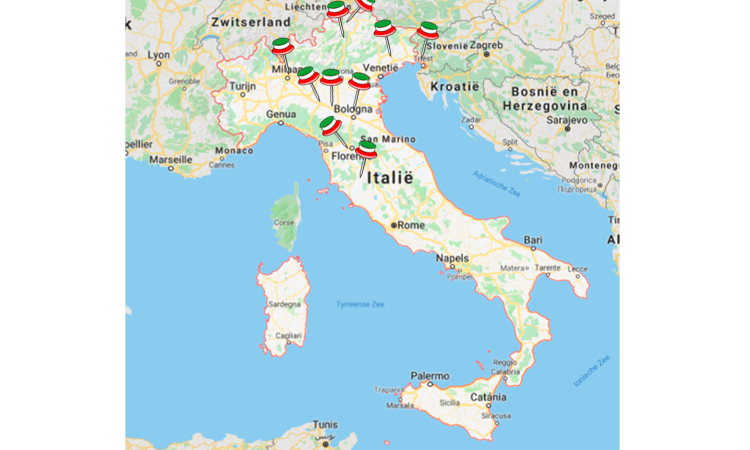 Beste woonplekken in Italië