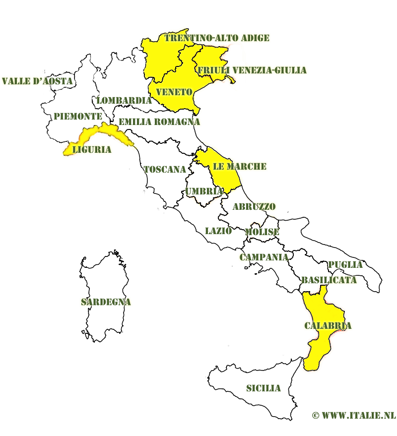 Maatregelen en regels voor vakantie in Italië