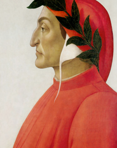 Dante Alighieri door Sandro Boticelli 1495
