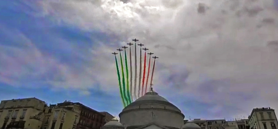 Frecce Tricolori boven Italie