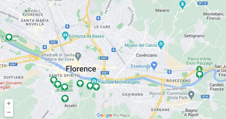 Groen Florence: parken, tuinen en groene plekken in Firenze