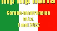Corona-maatregelen Italië vanaf 1 mei 2022
