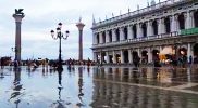 Uitzonderlijk: hoog water in Venetië in juli