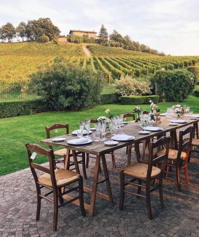 Iseomeer, lunchen in de wijngaarden van Franciacorta