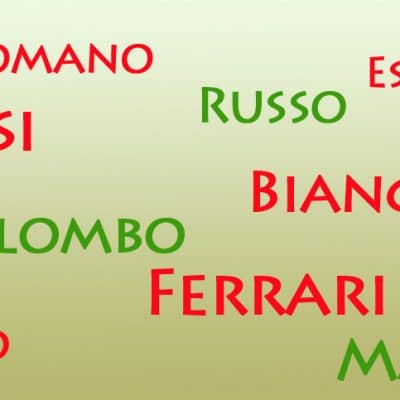 Italiaanse achternamen