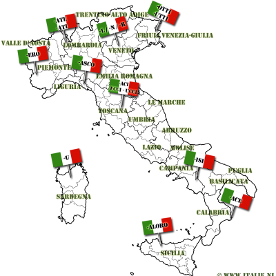 Topografie van Italiaanse achternamen