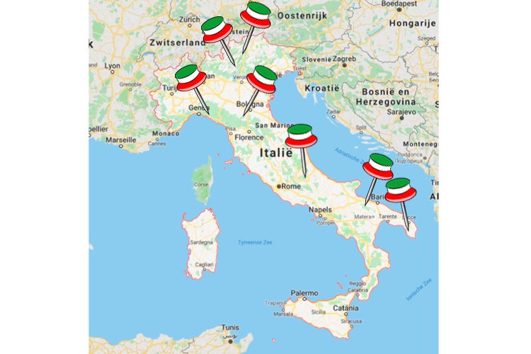 bekende Nederlanders op vakantie in Italie