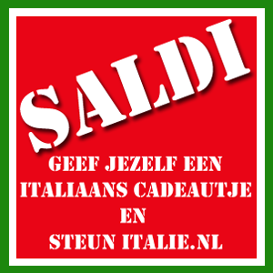 Uitverkoop Italiaanse producten