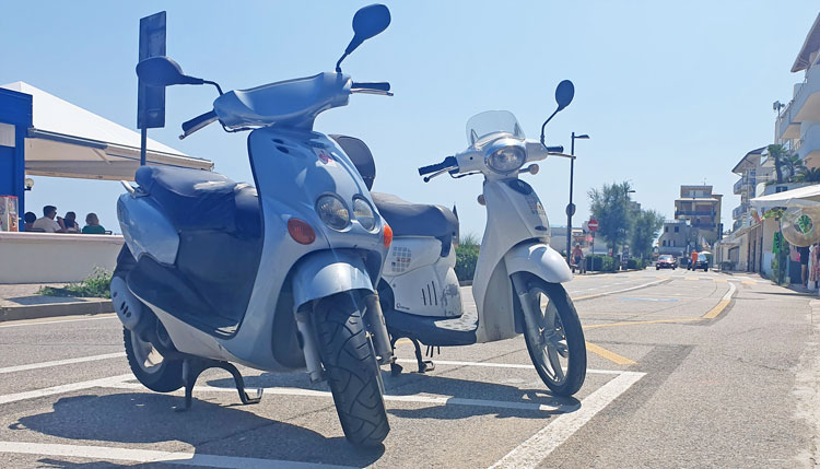 scooter parkeerplekken