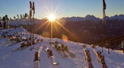 Trentino Ski Sunrise in Val di Fiemme