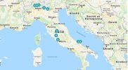 De tien grootste meren van Italië