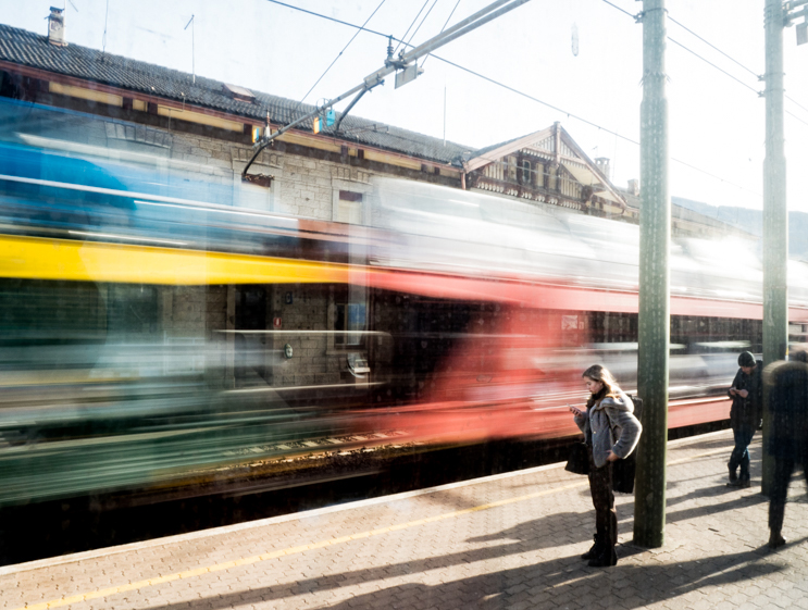 Met de trein naar Italië © Claudia Zanin
